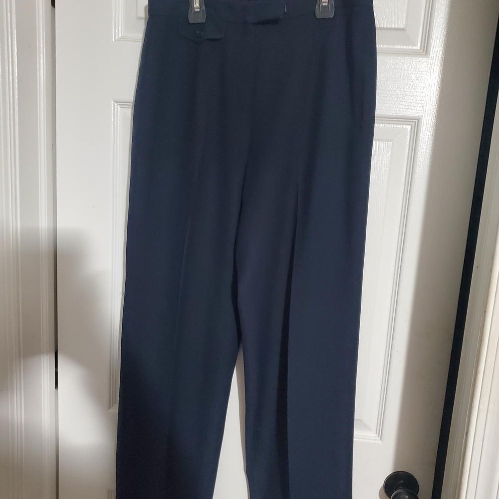 Ralph Lauren Classic Navy  Wool women's trousers